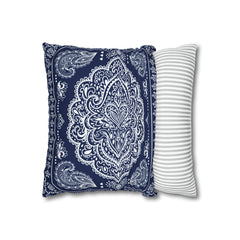 Vintage Mughal Pattern Cushion - Spun Polyester Square Pillow Case