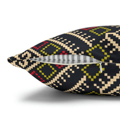 Aztec Pattern Cushion - Spun Polyester Square Pillow Case