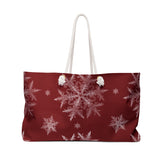 Christmas weekender bag tote