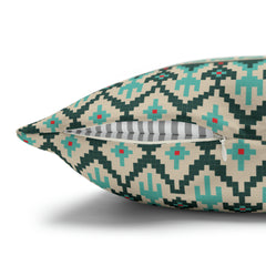 Aztec Pattern Cushion - Spun Polyester Square Pillow Case