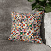 Aztec Pattern Cushion - Spun Polyester Square Pillow Case