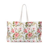 Watercolor Floral Pattern Weekender Bag
