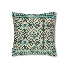 Aztec Pattern Cushion - Spun Polyester Square Pillow Case