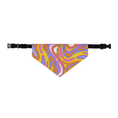Pet Psychedelic Pattern Bandana Collar