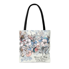 Floral Pattern (AOP) Tote Bag