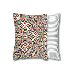 Aztec Pattern Cushion - Spun Polyester Square Pillow Case