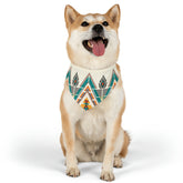 Pet Retro Pattern Bandana Collar