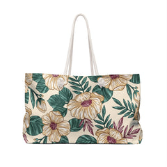 Hand-drawn Floral Pattern (AOP) Weekender Bag