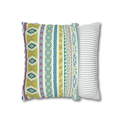 Aztec Pattern Cushion - Spun Polyester Square Pillow Case
