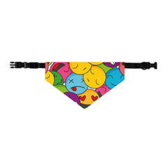 Pet Retro Pattern Bandana Collar