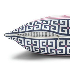 Aztec Pattern Cushion - Spun Polyester Square Pillow Case