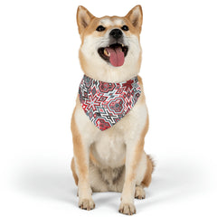 Pet Aztec Pattern Bandana Collar