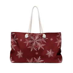 Christmas weekender bag tote