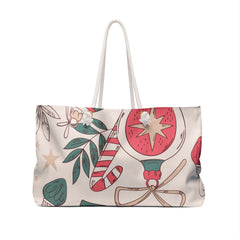 Holiday Season Hand Drawn Christmas Pattern (AOP) Weekender Bag