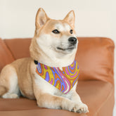 Pet Psychedelic Pattern Bandana Collar