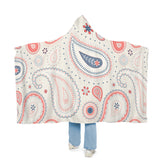 Ethnic Pink Paisley Pattern Snuggle Blanket