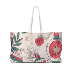 Holiday Season Hand Drawn Christmas Pattern (AOP) Weekender Bag