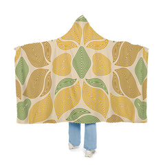 Nature-Inspired Retro Pattern Snuggle Blanket