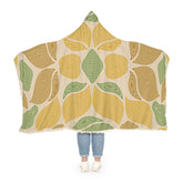 Nature-Inspired Retro Pattern Snuggle Blanket