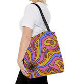 Retro Pattern (AOP) Tote Bag