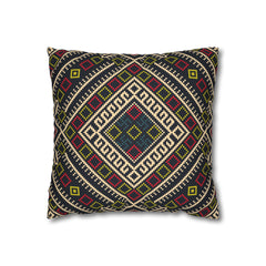 Aztec Pattern Cushion - Spun Polyester Square Pillow Case