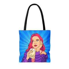 Hand Drawn Pop Art (AOP) Tote Bag
