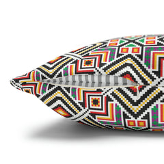 Aztec Pattern Cushion - Spun Polyester Square Pillow Case