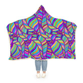 Retro Abstract Pattern Snuggle Blanket