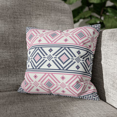Aztec Pattern Cushion - Spun Polyester Square Pillow Case