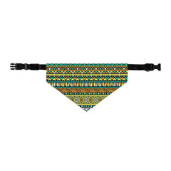 Pet Aztec Pattern Bandana Collar