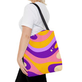 Retro Pattern (AOP) Tote Bag