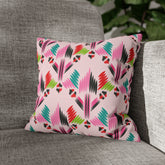 Aztec Pattern Cushion - Spun Polyester Square Pillow Case