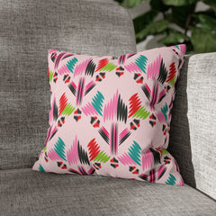 Aztec Pattern Cushion - Spun Polyester Square Pillow Case