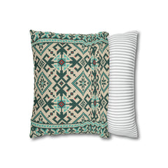 Aztec Pattern Cushion - Spun Polyester Square Pillow Case