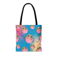 Gradient Zine Culture Pattern (AOP) Tote Bag