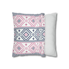 Aztec Pattern Cushion - Spun Polyester Square Pillow Case