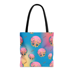Gradient Zine Culture Pattern (AOP) Tote Bag