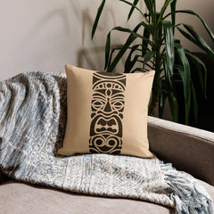 Tiki Inspired Premium Pillow
