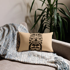 Tiki Inspired Premium Pillow