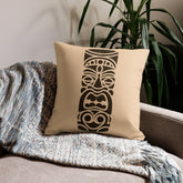 Tiki Inspired Premium Pillow