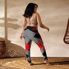 Retro Checkered Pattern Yoga Leggings