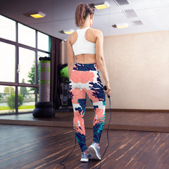 Aquatic Print Yoga Leggings