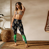 Retro Flash Pattern Yoga Leggings