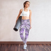 Tropical Pattern Yoga Leggings