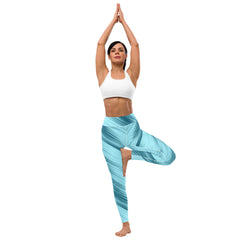 Retro Flash Pattern Yoga Leggings