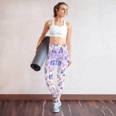 Butterfly Pattern Yoga Leggings