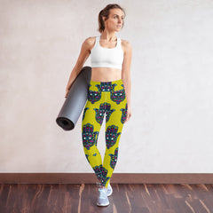 Retro Pattern Yoga Leggings