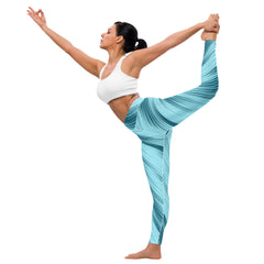 Retro Flash Pattern Yoga Leggings