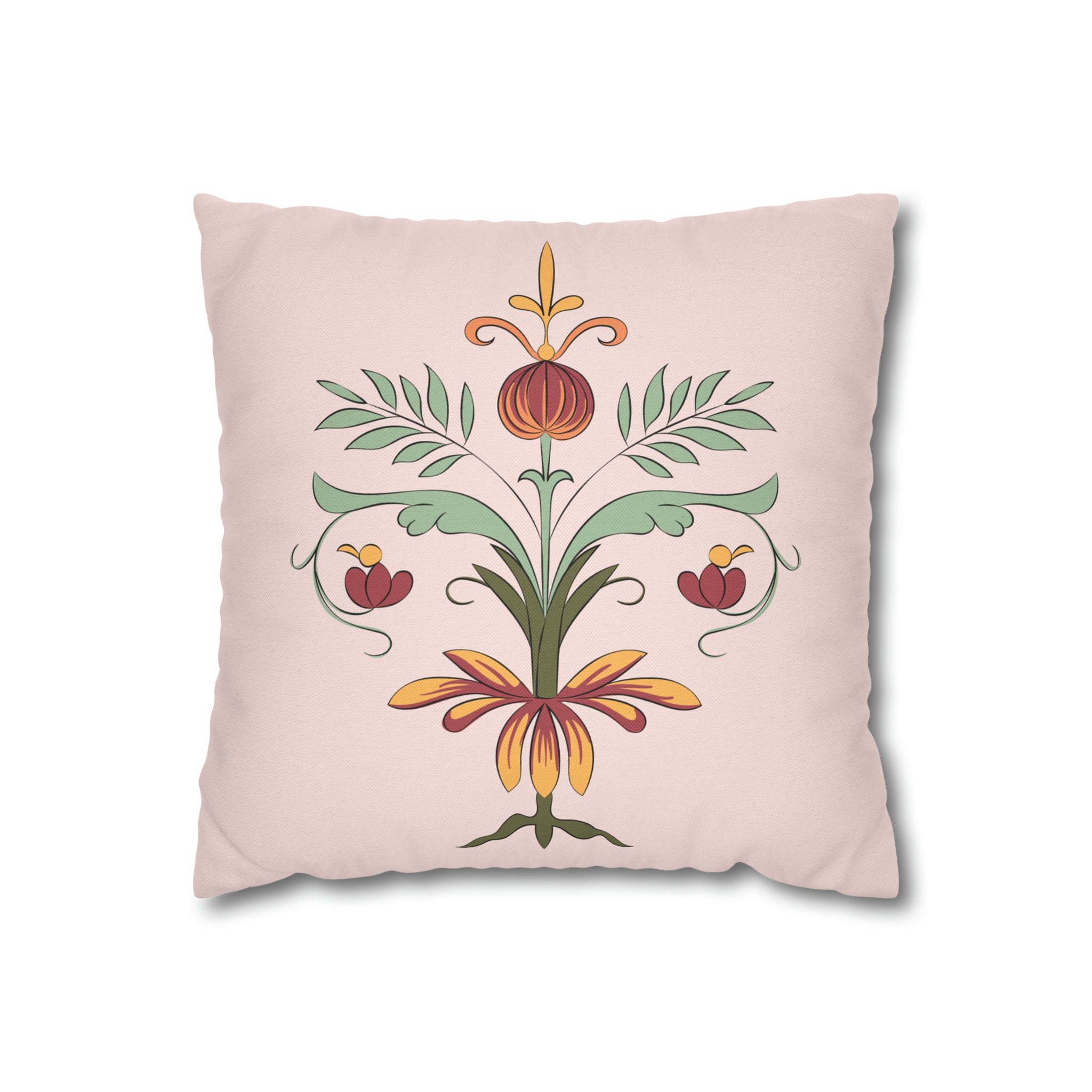 Ethnic Cushion - Spun Polyester Square Pillow Case