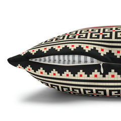 Aztec Pattern Cushion - Spun Polyester Square Pillow Case